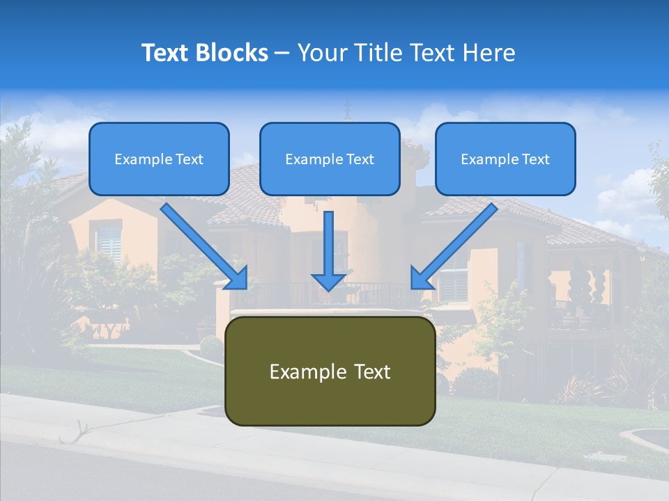 City Lawn Property PowerPoint Template