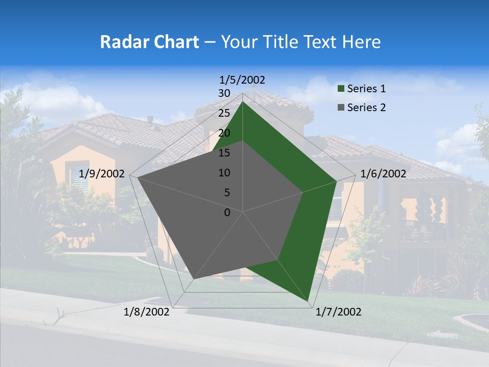 City Lawn Property PowerPoint Template