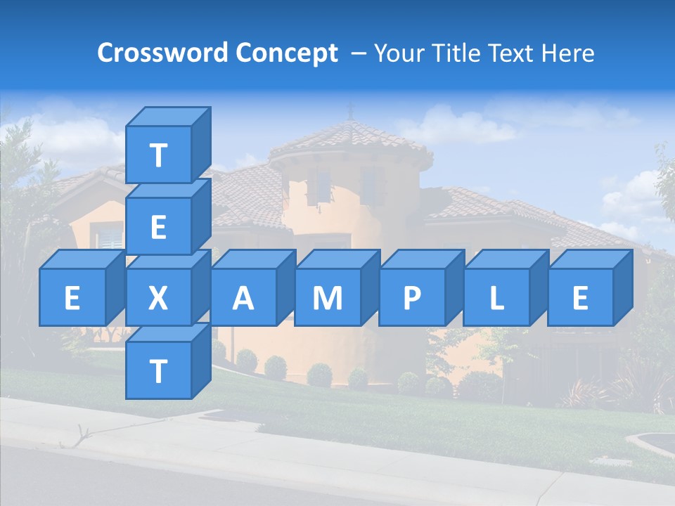 City Lawn Property PowerPoint Template