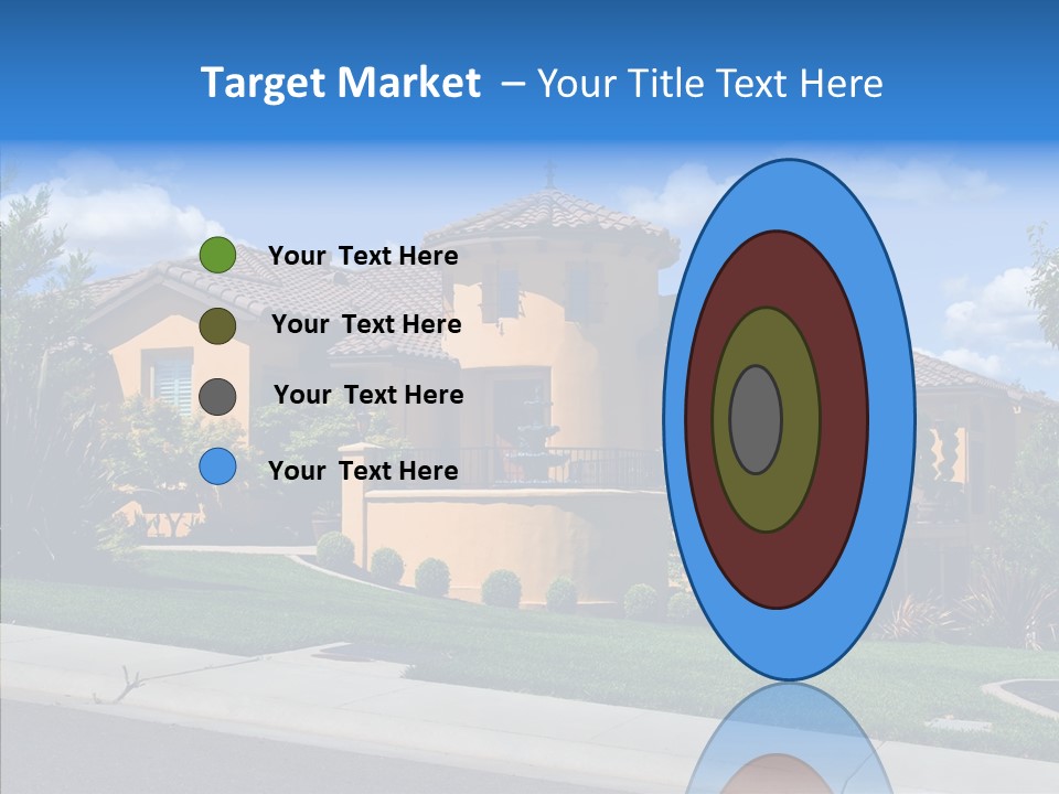 City Lawn Property PowerPoint Template