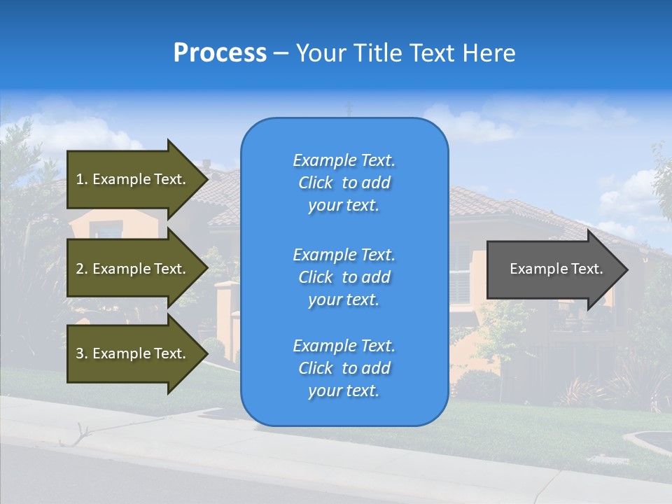 City Lawn Property PowerPoint Template