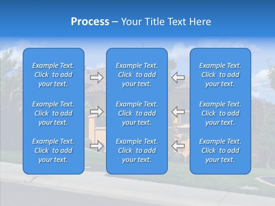 City Lawn Property PowerPoint Template