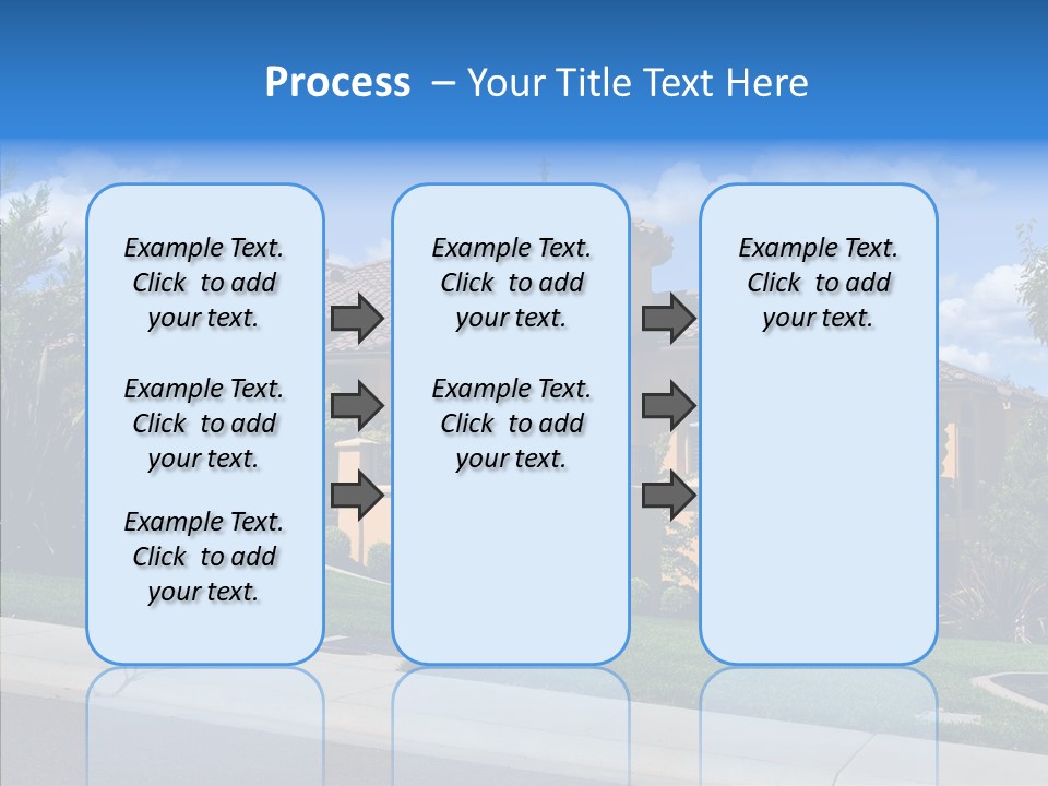 City Lawn Property PowerPoint Template