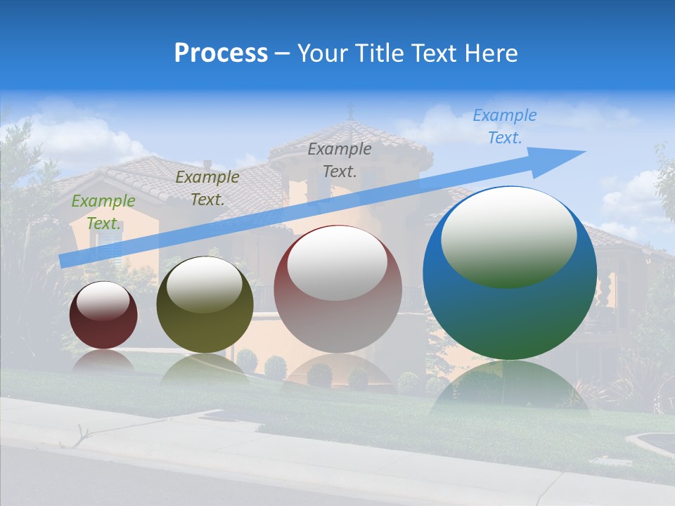 City Lawn Property PowerPoint Template