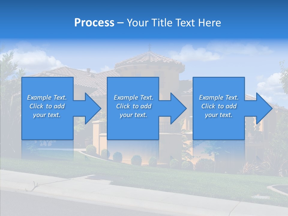 City Lawn Property PowerPoint Template