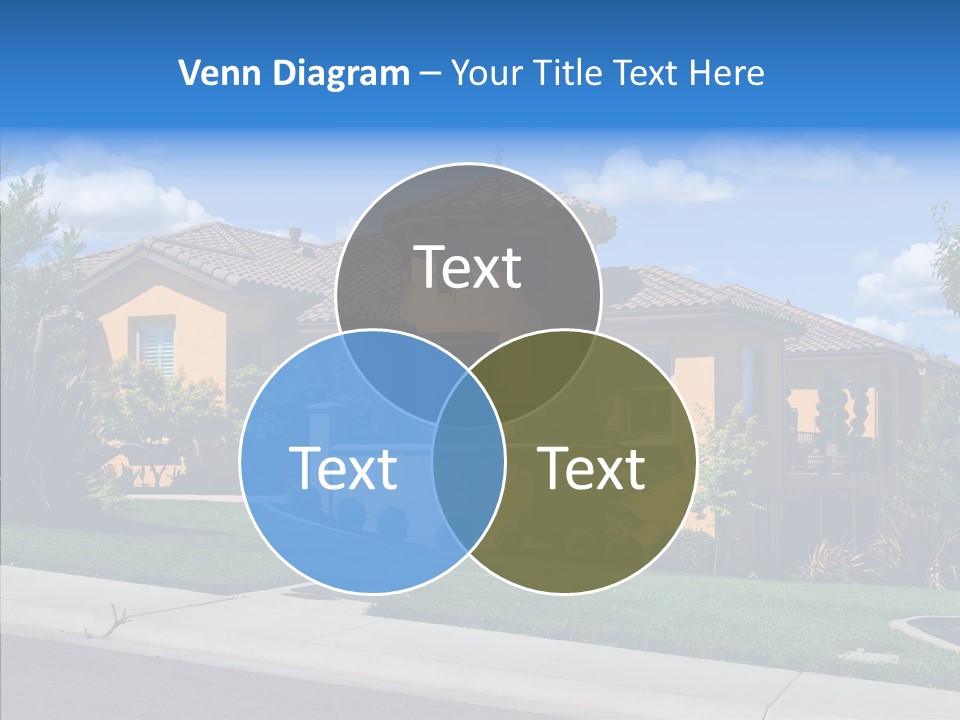 City Lawn Property PowerPoint Template