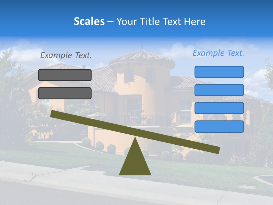 City Lawn Property PowerPoint Template