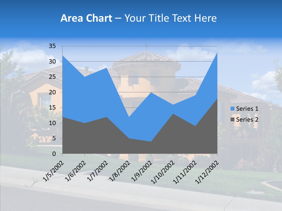 City Lawn Property PowerPoint Template