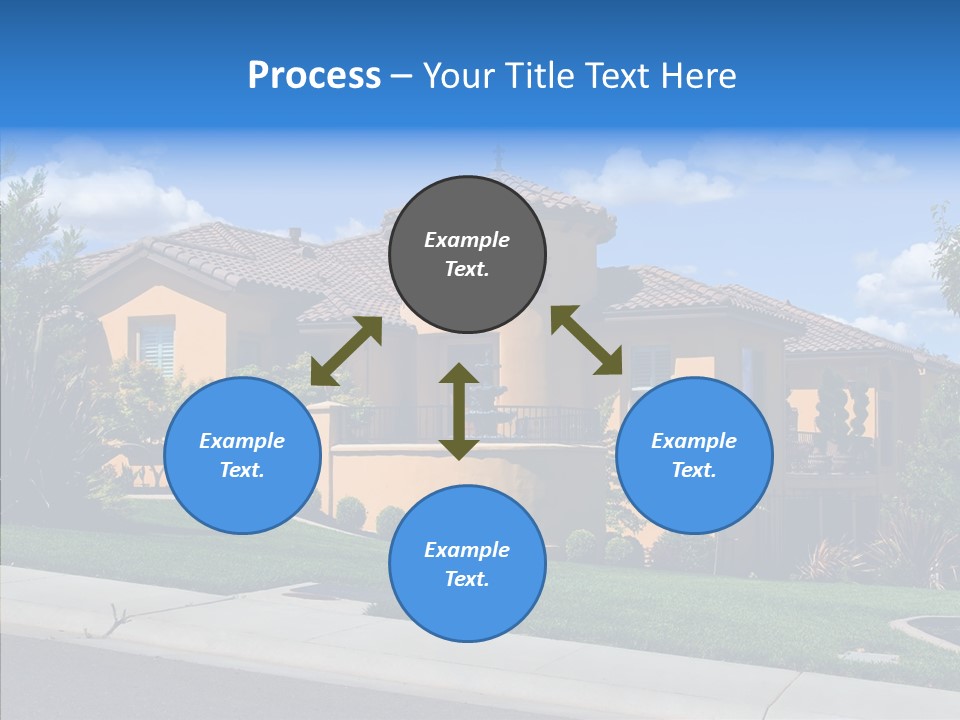 City Lawn Property PowerPoint Template