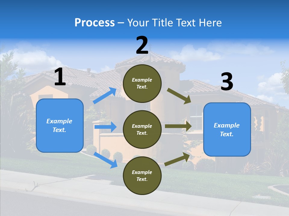 City Lawn Property PowerPoint Template