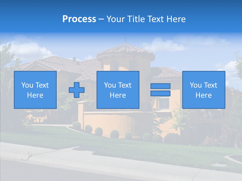 City Lawn Property PowerPoint Template