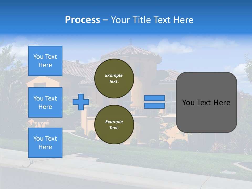City Lawn Property PowerPoint Template