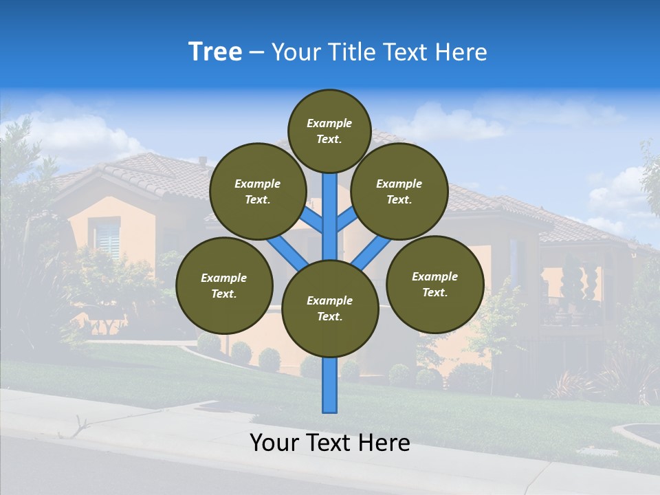 City Lawn Property PowerPoint Template