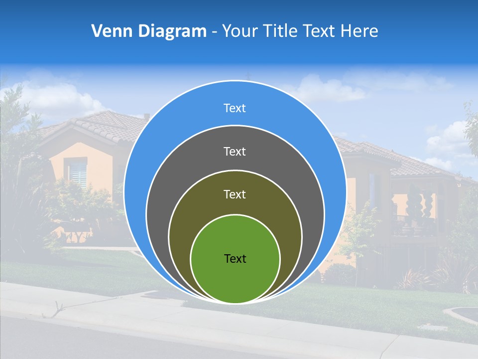 City Lawn Property PowerPoint Template