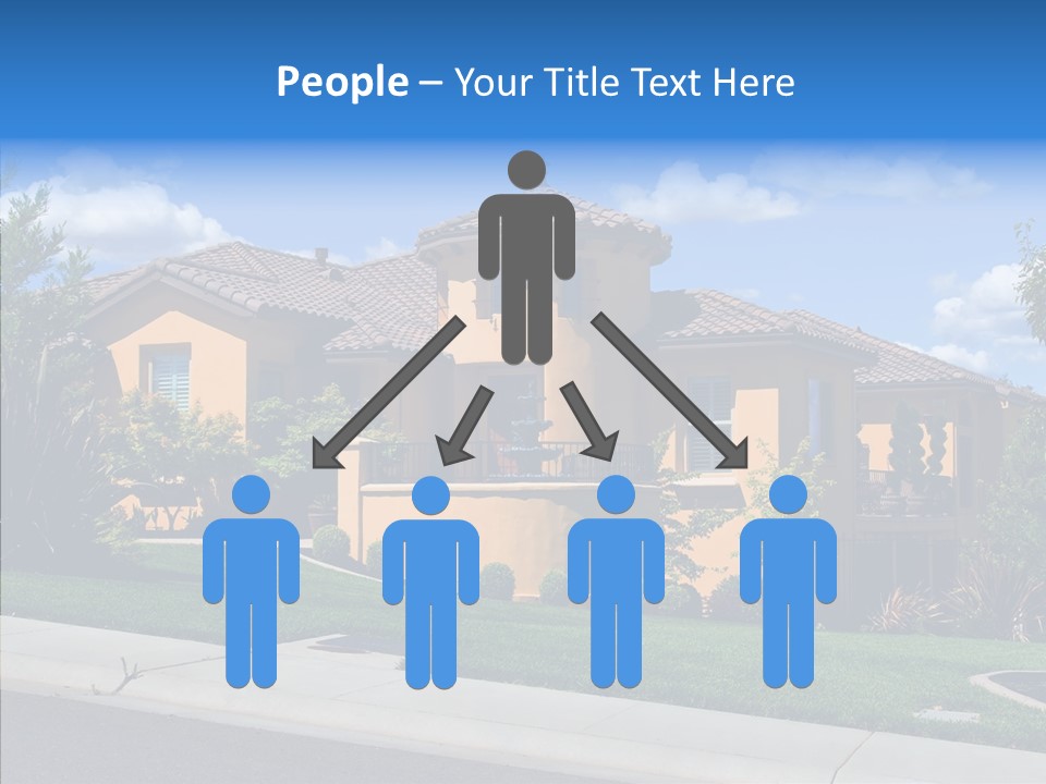 City Lawn Property PowerPoint Template