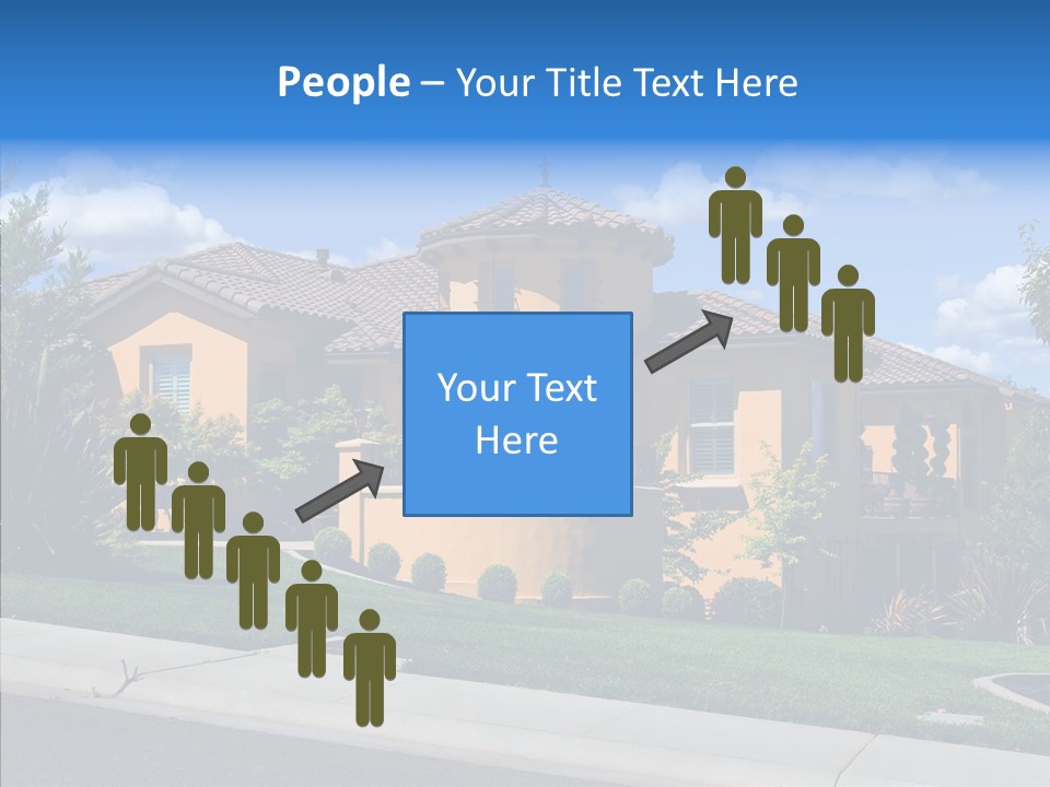 City Lawn Property PowerPoint Template