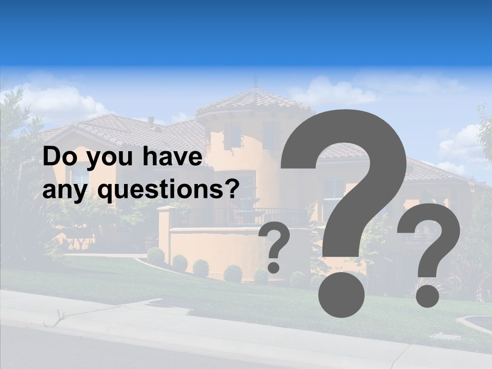 City Lawn Property PowerPoint Template