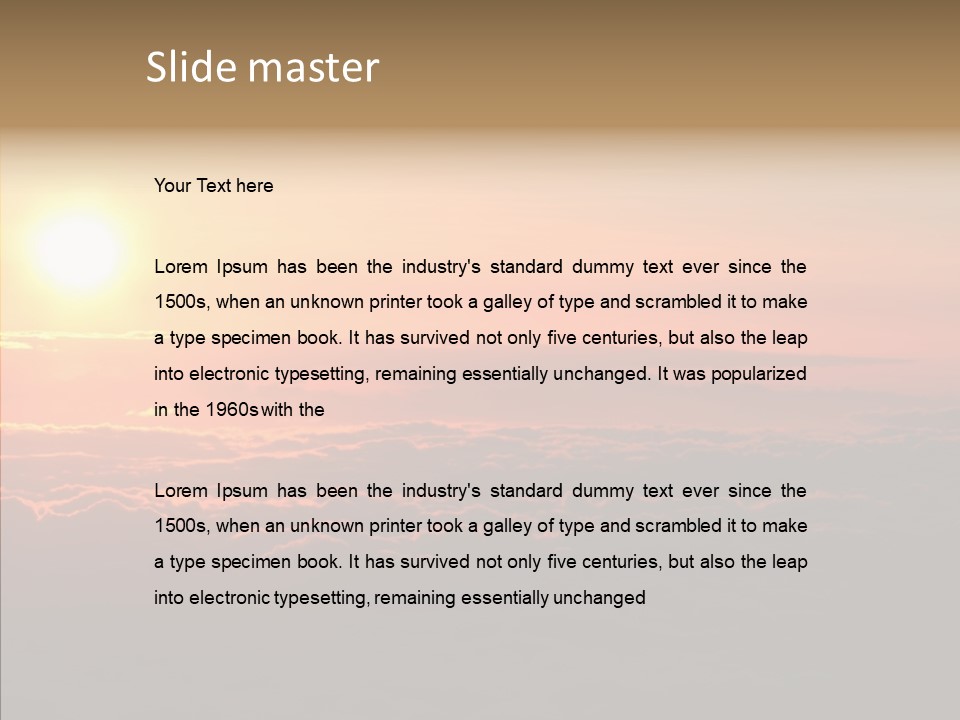 Rise Altitude Mauna PowerPoint Template