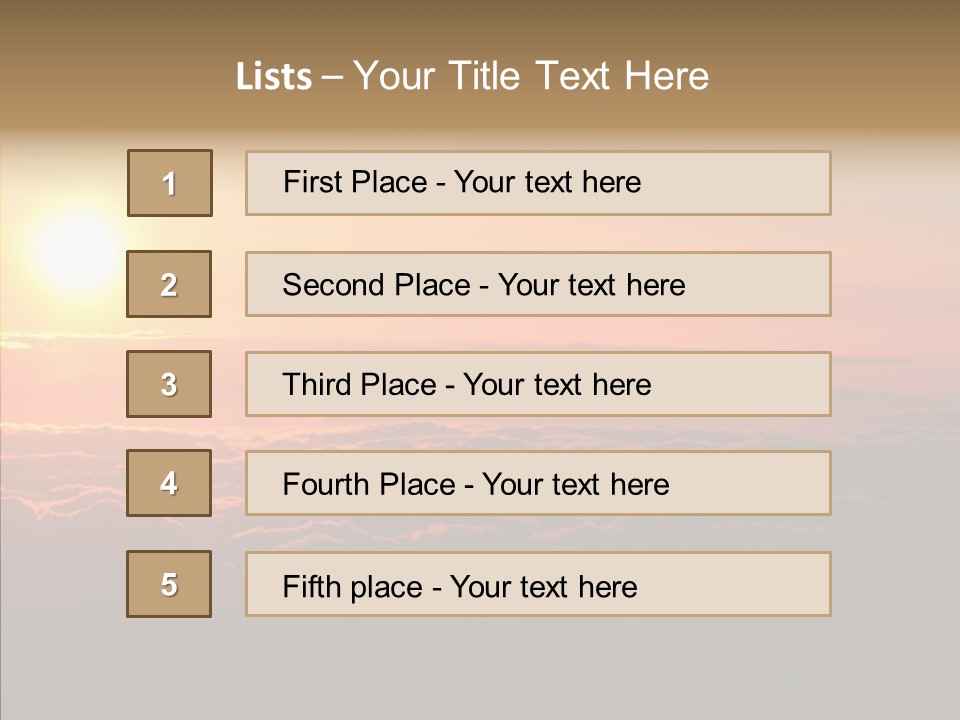 Rise Altitude Mauna PowerPoint Template