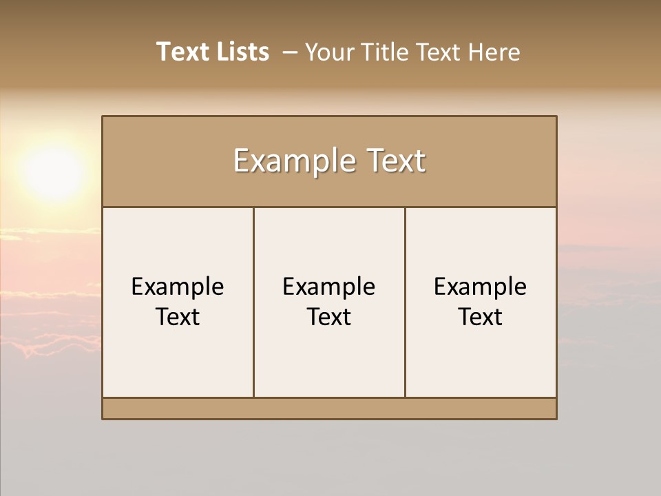 Rise Altitude Mauna PowerPoint Template