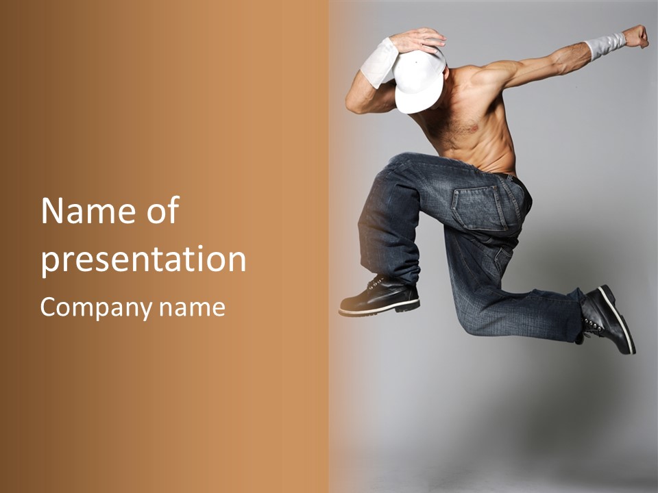 Adult Casual Male PowerPoint Template