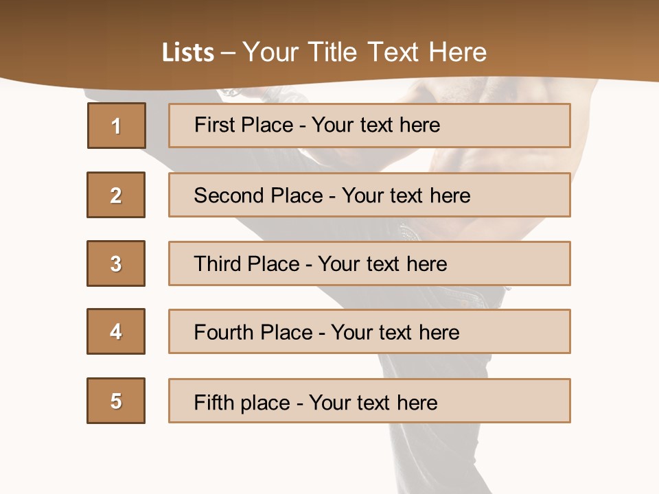 Night Dance Rapper PowerPoint Template