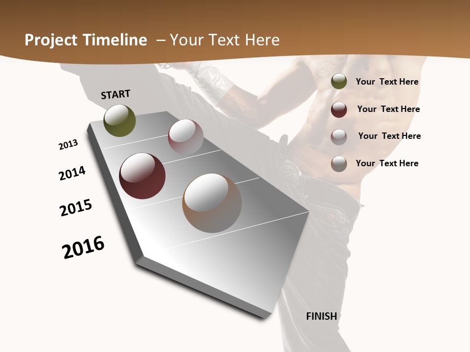Night Dance Rapper PowerPoint Template