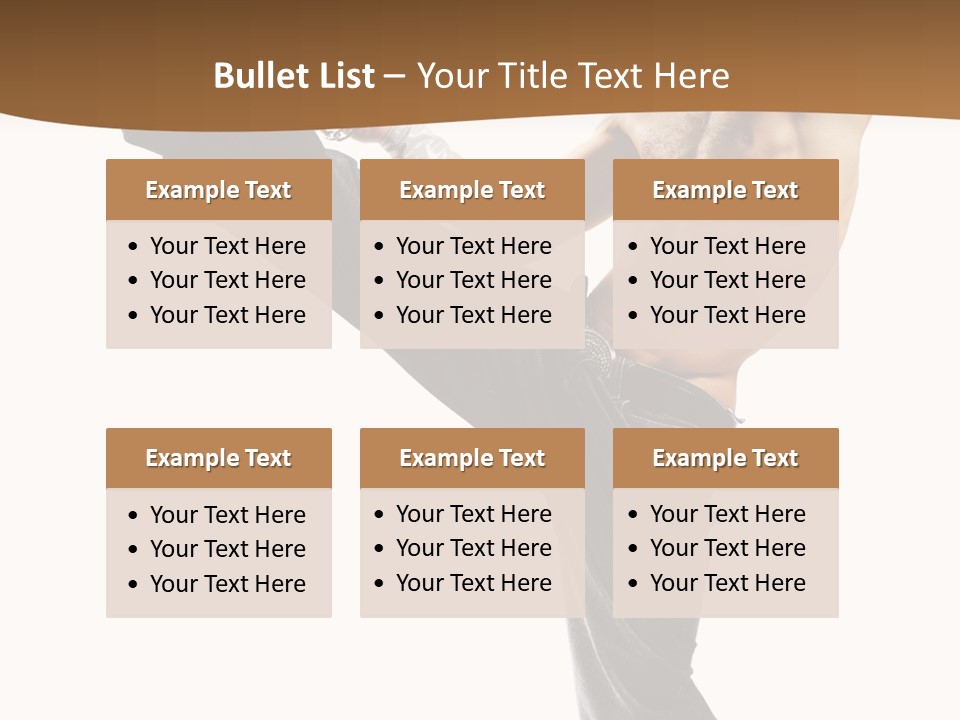 Night Dance Rapper PowerPoint Template