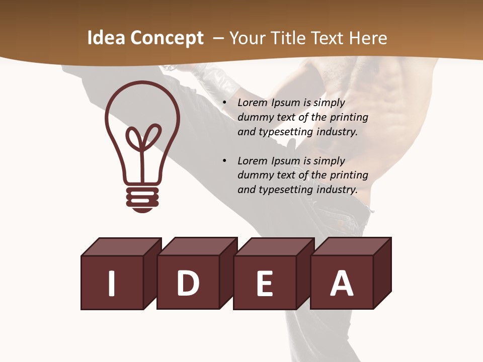 Night Dance Rapper PowerPoint Template