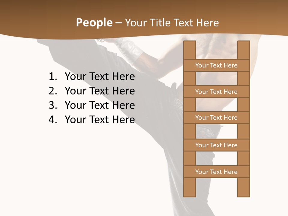 Night Dance Rapper PowerPoint Template