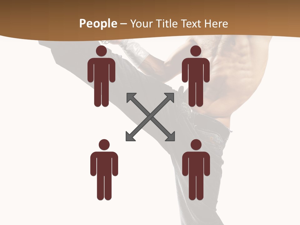 Night Dance Rapper PowerPoint Template