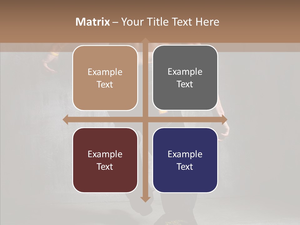 White Stand Dance PowerPoint Template