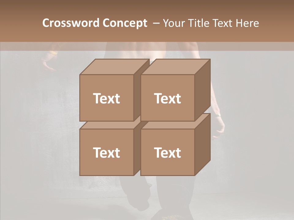 White Stand Dance PowerPoint Template