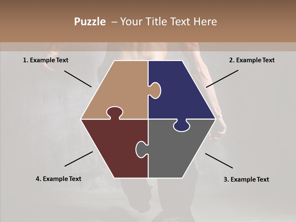 White Stand Dance PowerPoint Template