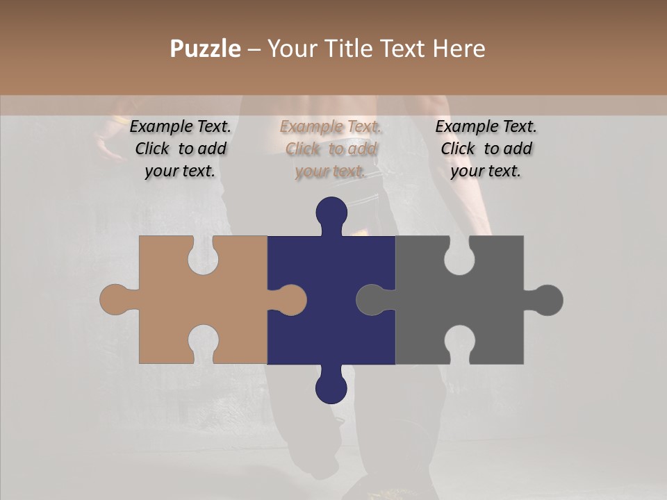 White Stand Dance PowerPoint Template