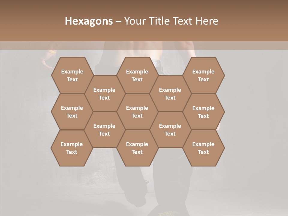 White Stand Dance PowerPoint Template