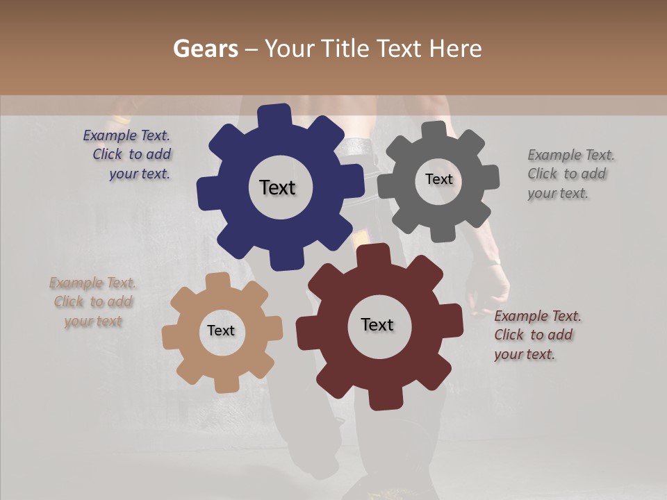 White Stand Dance PowerPoint Template