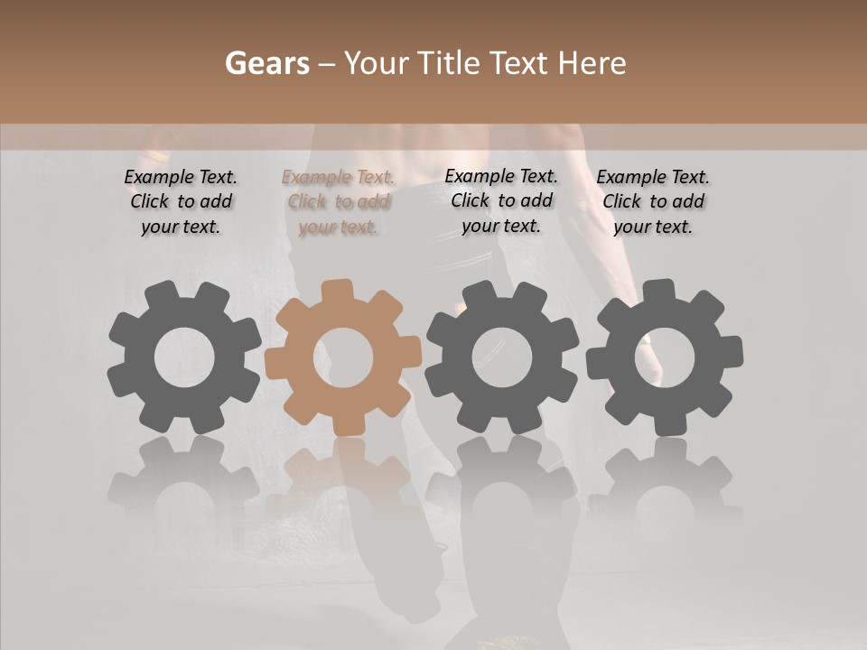 White Stand Dance PowerPoint Template