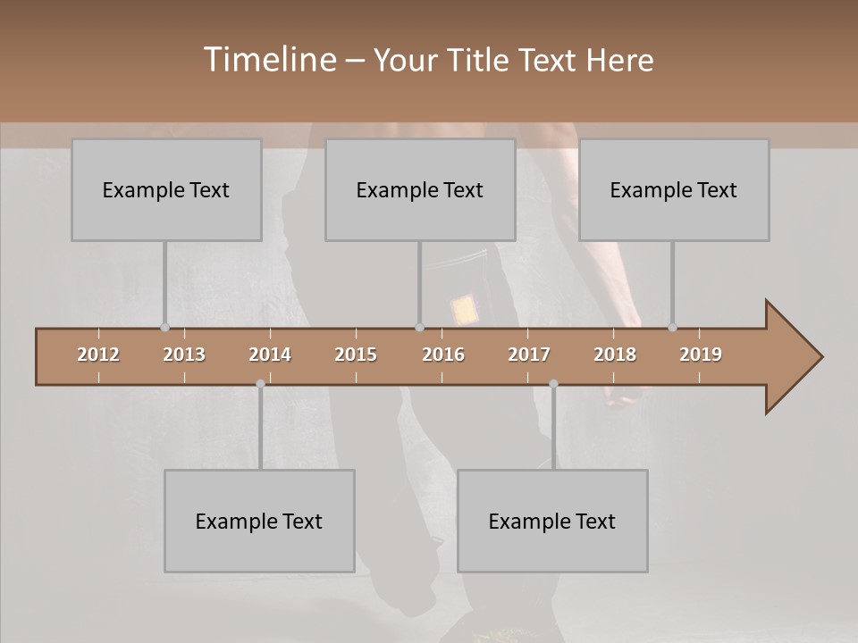 White Stand Dance PowerPoint Template