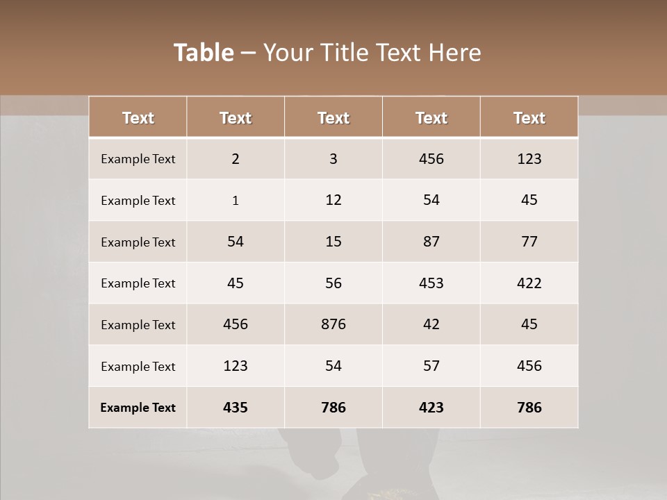 White Stand Dance PowerPoint Template