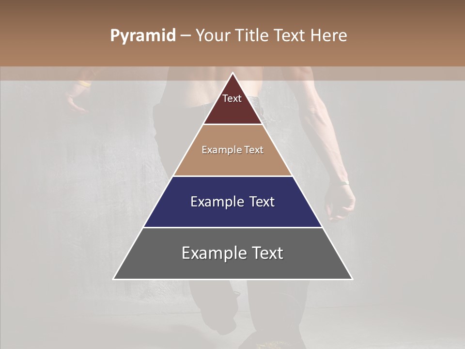 White Stand Dance PowerPoint Template