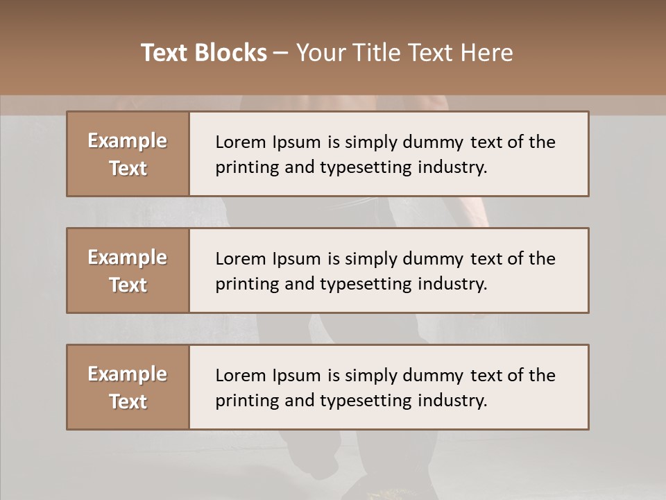 White Stand Dance PowerPoint Template