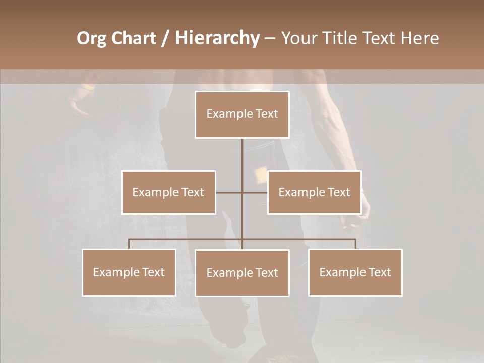 White Stand Dance PowerPoint Template