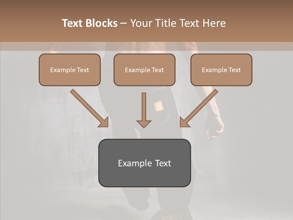 White Stand Dance PowerPoint Template