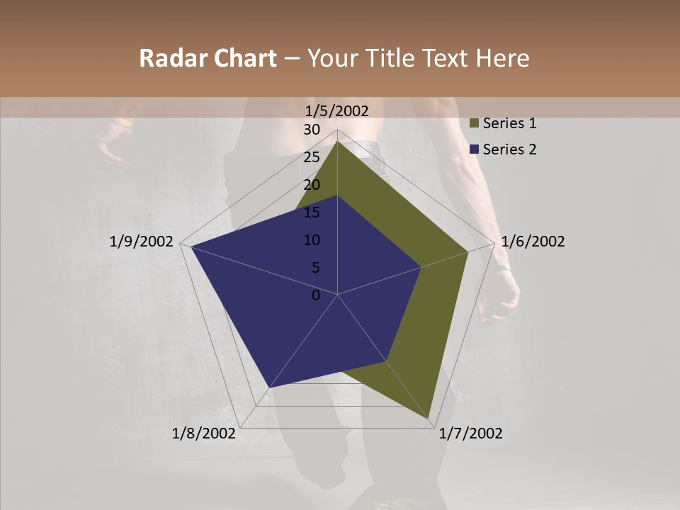 White Stand Dance PowerPoint Template