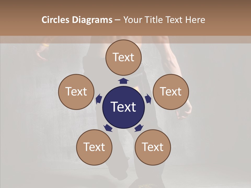 White Stand Dance PowerPoint Template