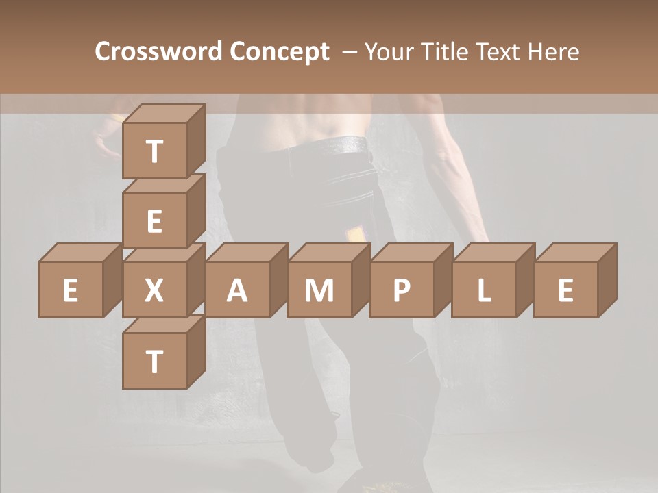 White Stand Dance PowerPoint Template