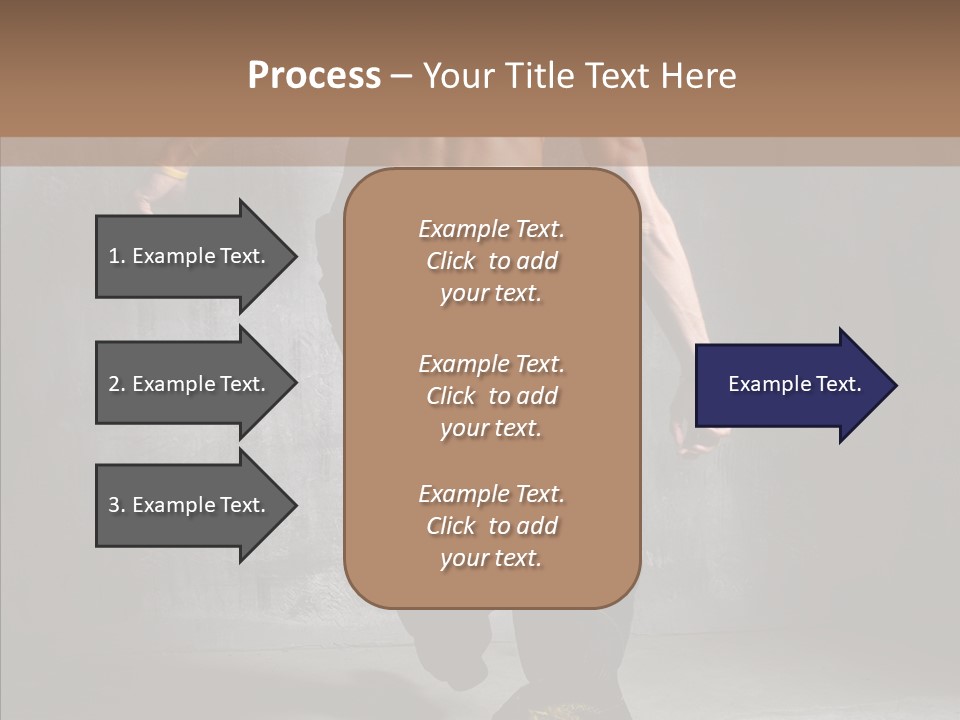 White Stand Dance PowerPoint Template