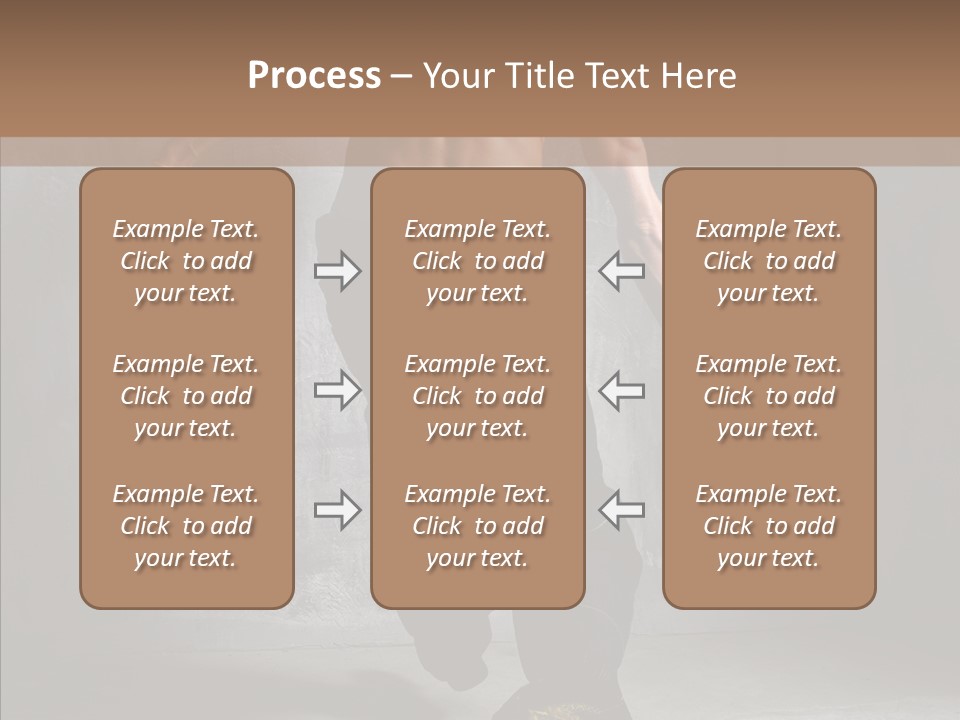 White Stand Dance PowerPoint Template