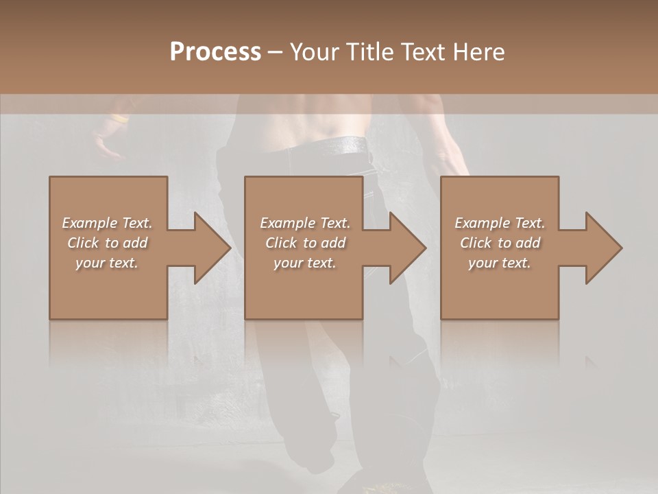 White Stand Dance PowerPoint Template
